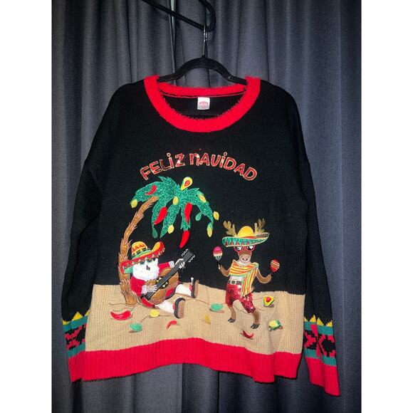 Ugly Christmas Sweater Xmas Size XL - Picture 1 of 3